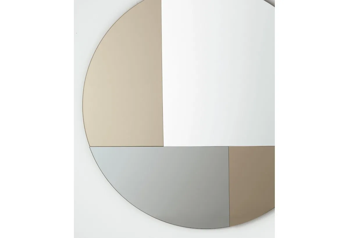 Dettaglio dei settori colorati dello specchio Patchwork Target Point