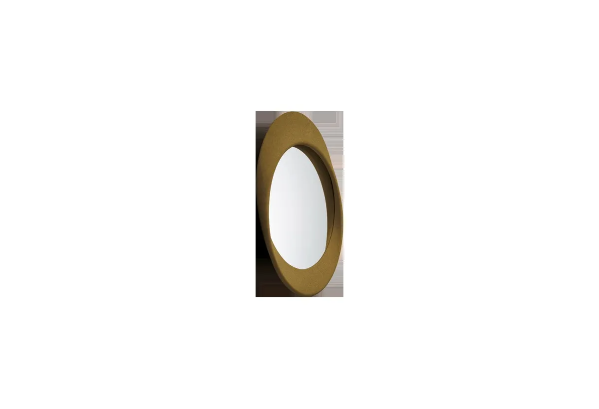 Specchio Vanity Target Point oro su fondo bianco