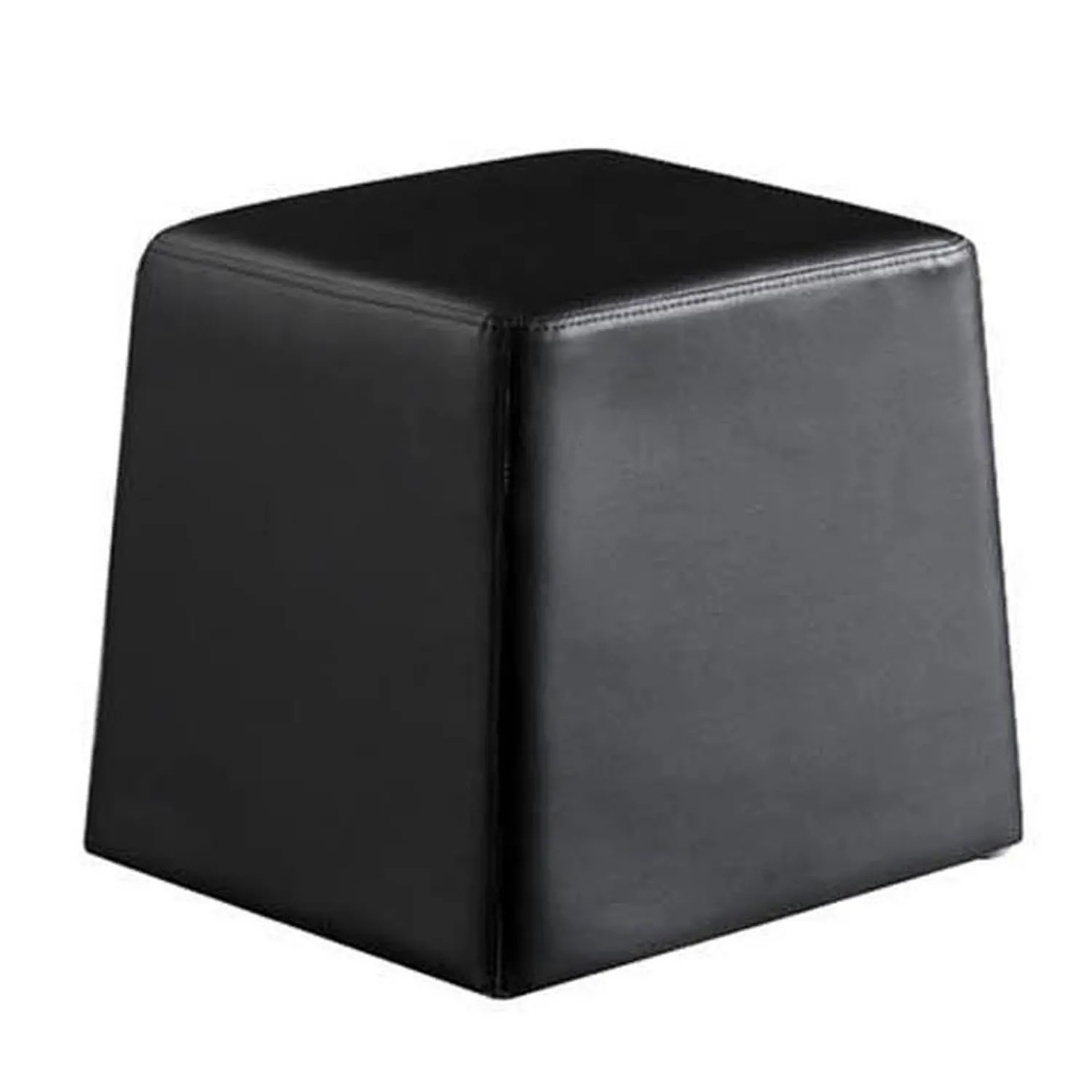 Pouf cubico Key Black Tomasucci nero su fondo bianco