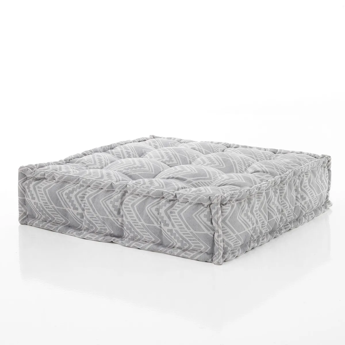 Pouf quadrato Ikat Grey Tomasucci da esterno
