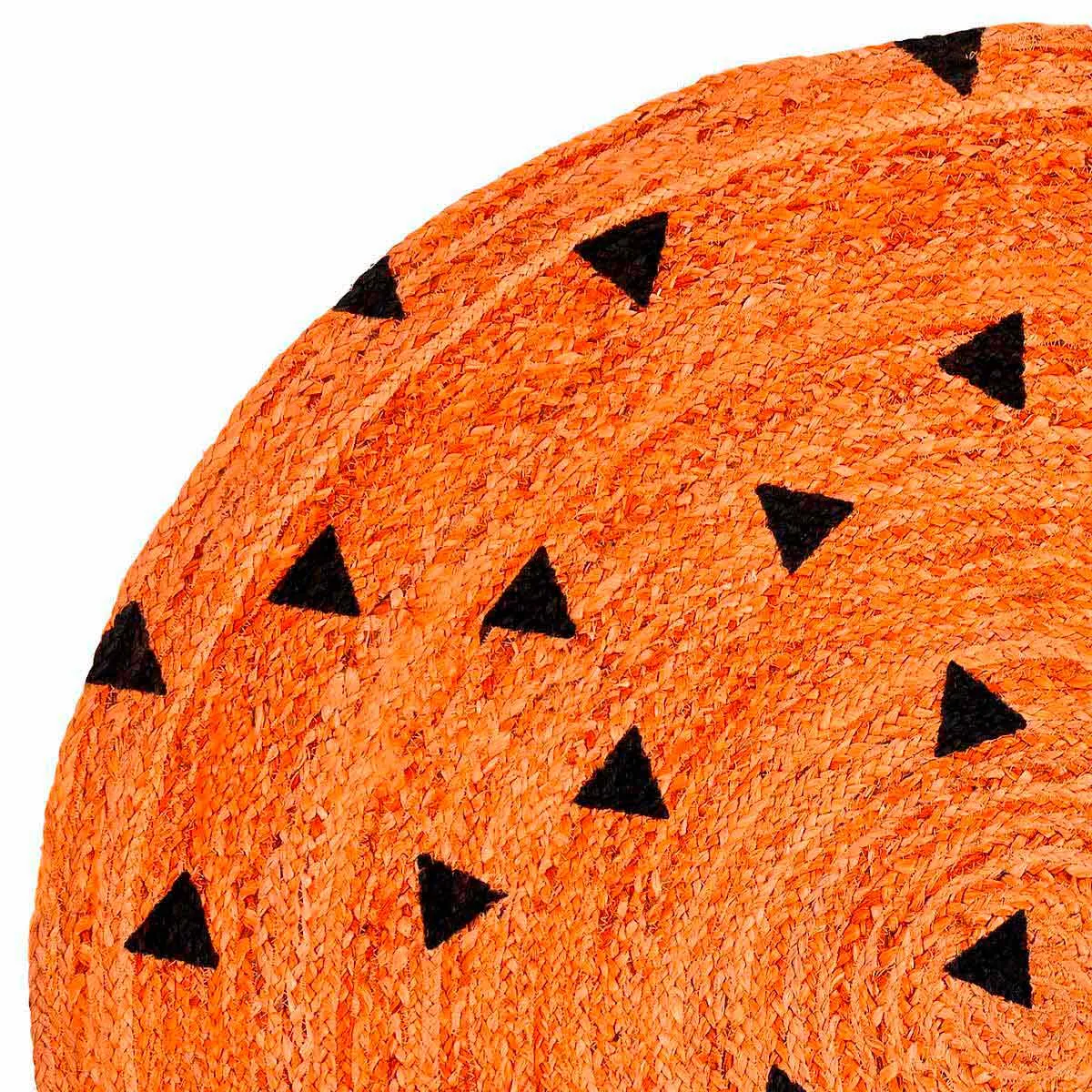 Dettaglio dei triangoli del tappeto Fest