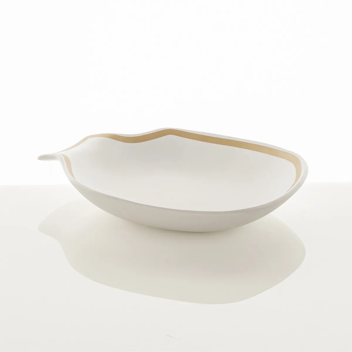 Centrotavola Linea Gold Tomasucci con bordo oro