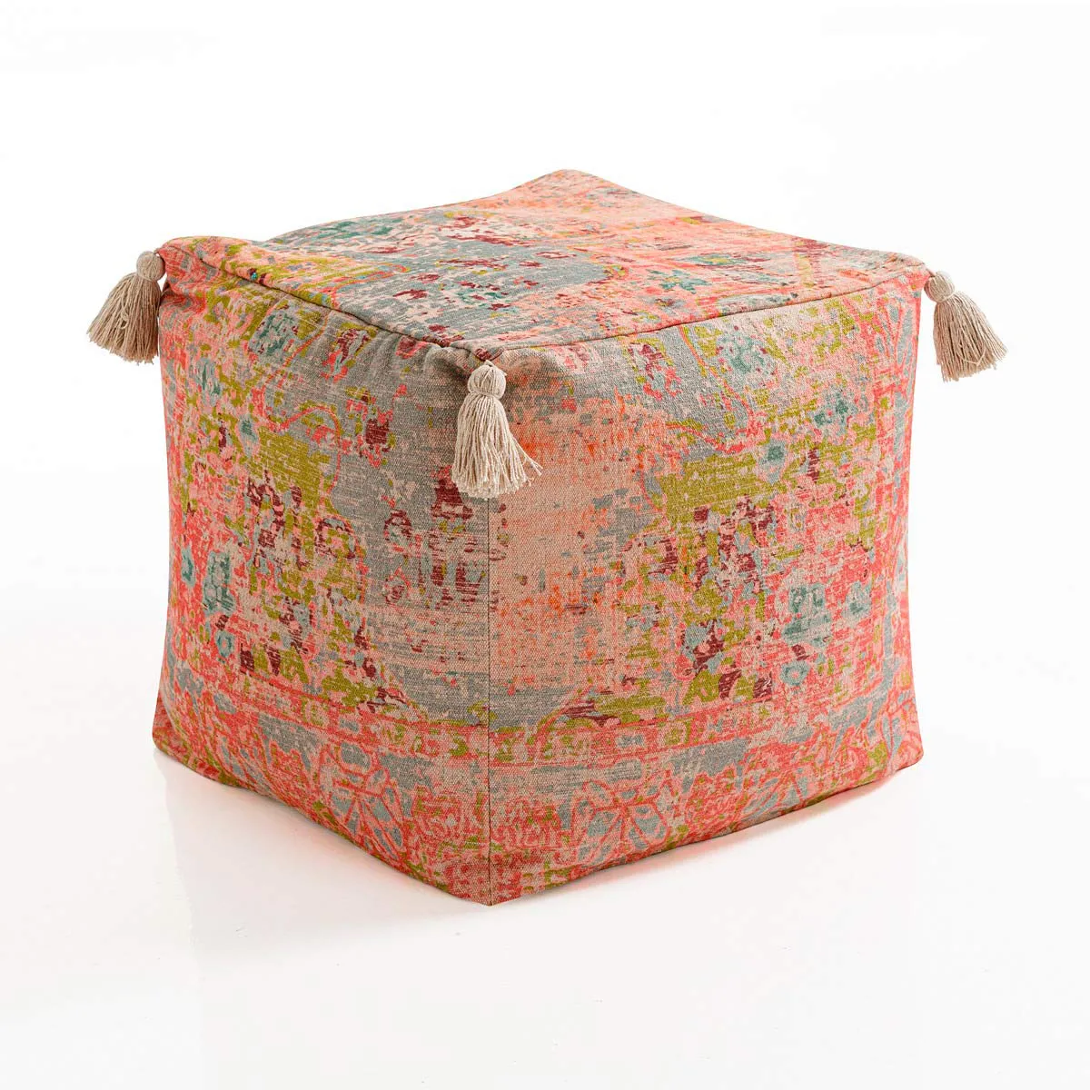 Pouf Yoa Tomasucci in cotone patchwork