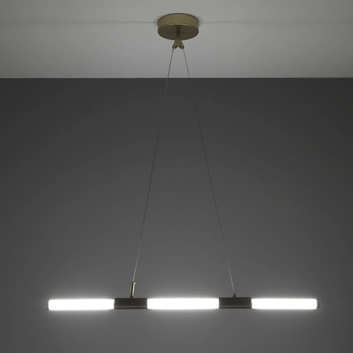 Lampadario Katana Tomasucci acceso
