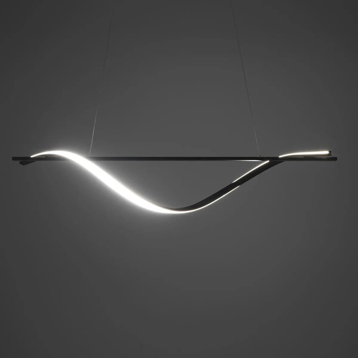 Lampadario Elika Tomasucci acceso