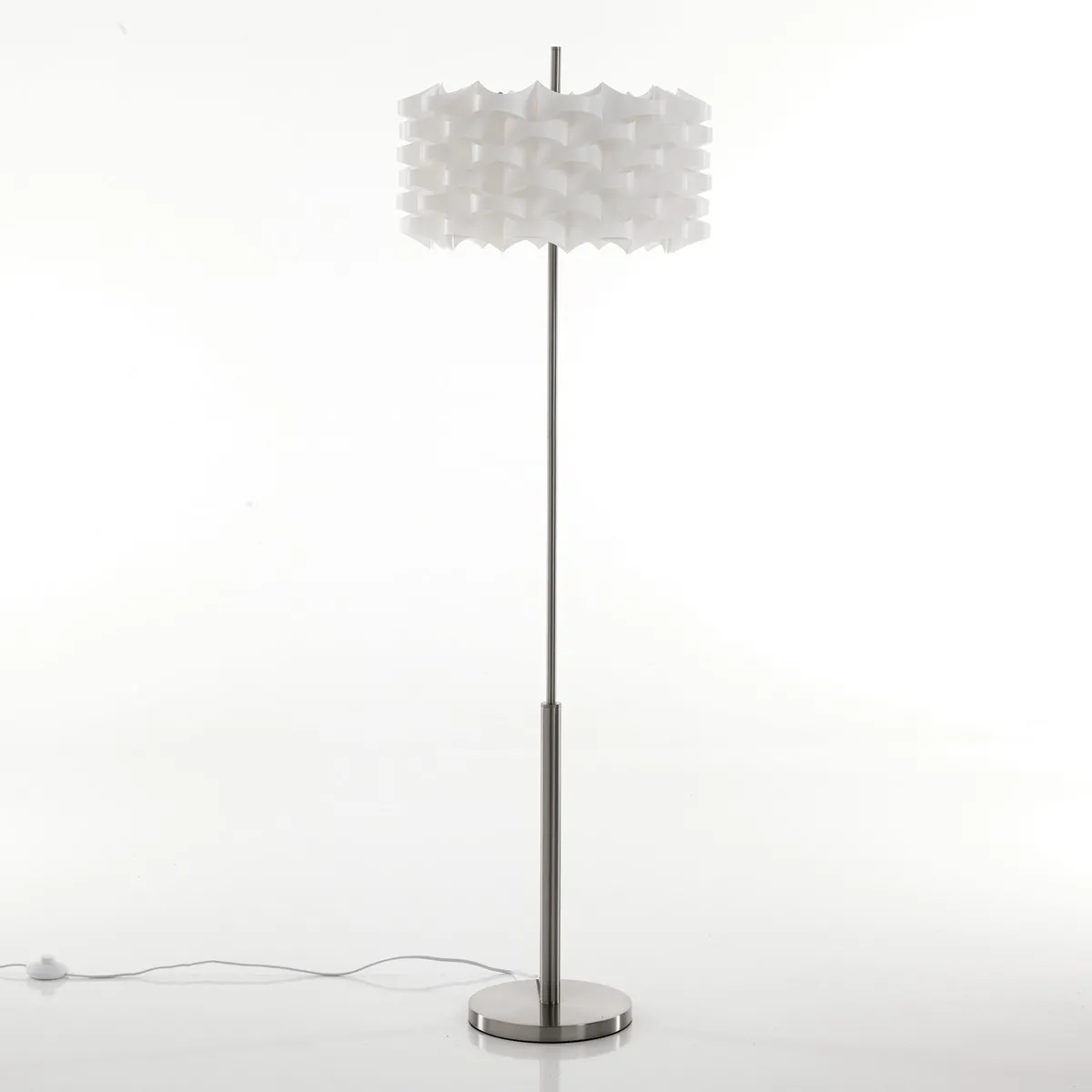 Lampada da terra Arca Tomasucci con paralume bianco