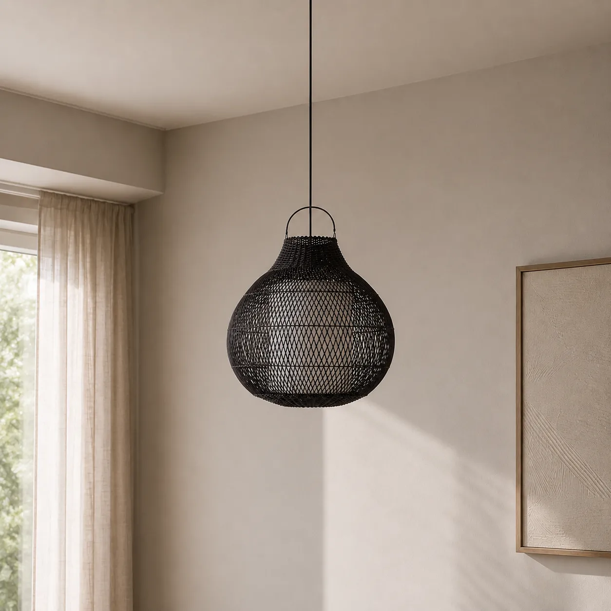 Lampadario Aritha Black Tomasucci nero