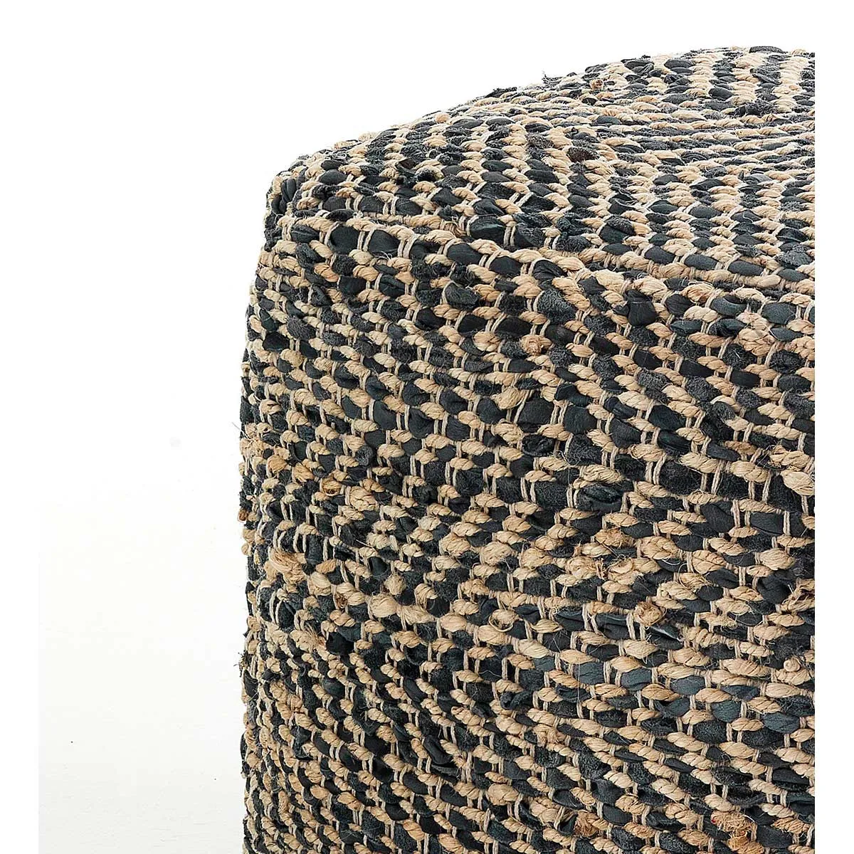 Dettaglio della trama del pouf Nagar-C Tomasucci