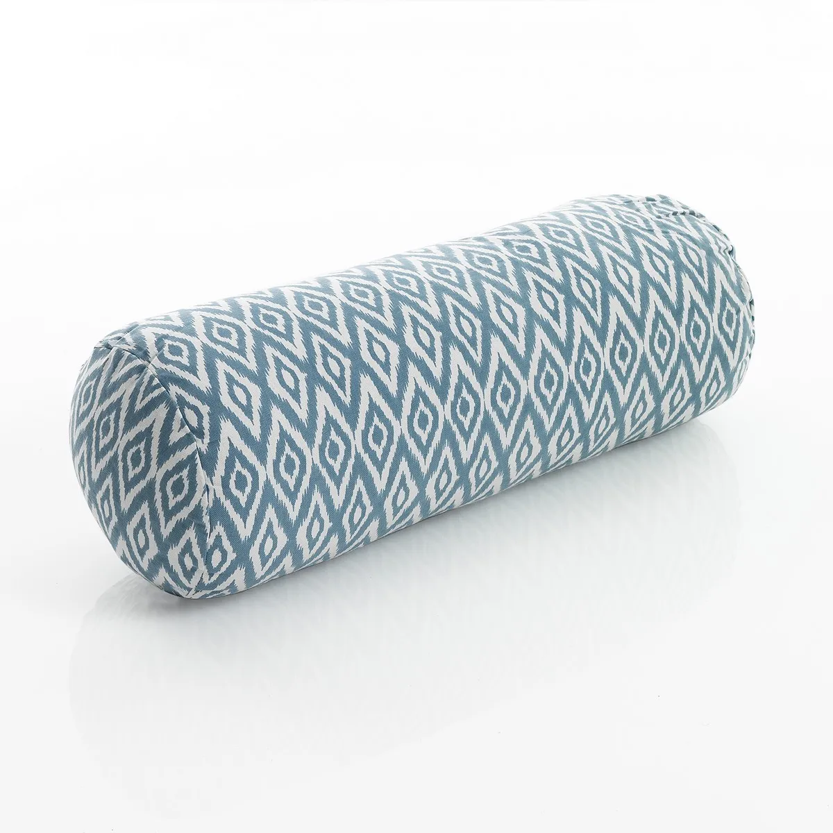 Cuscino a rullo Kataam Tale Tomasucci bianco e blu