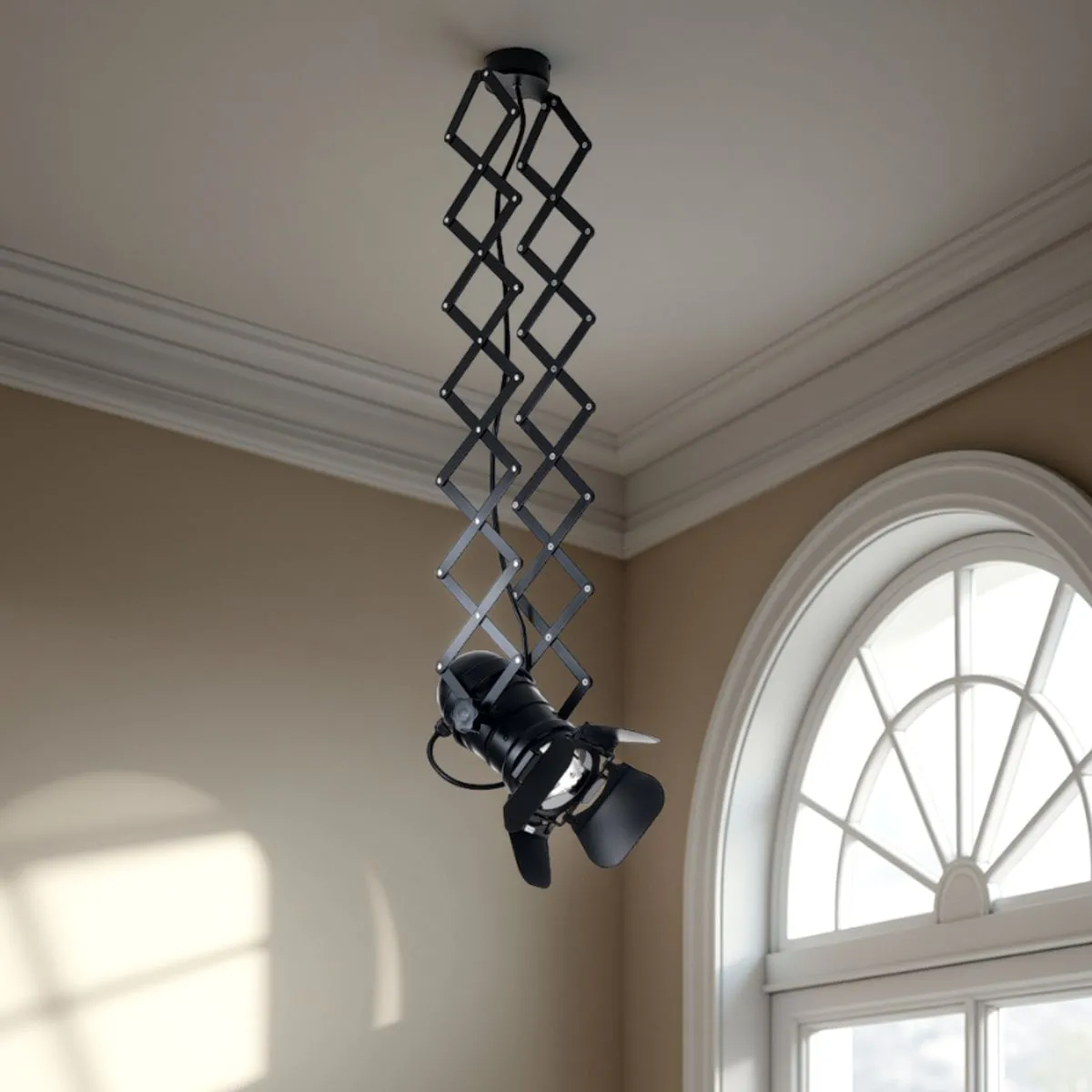 Lampadario Extension Black Tomasucci nero opaco