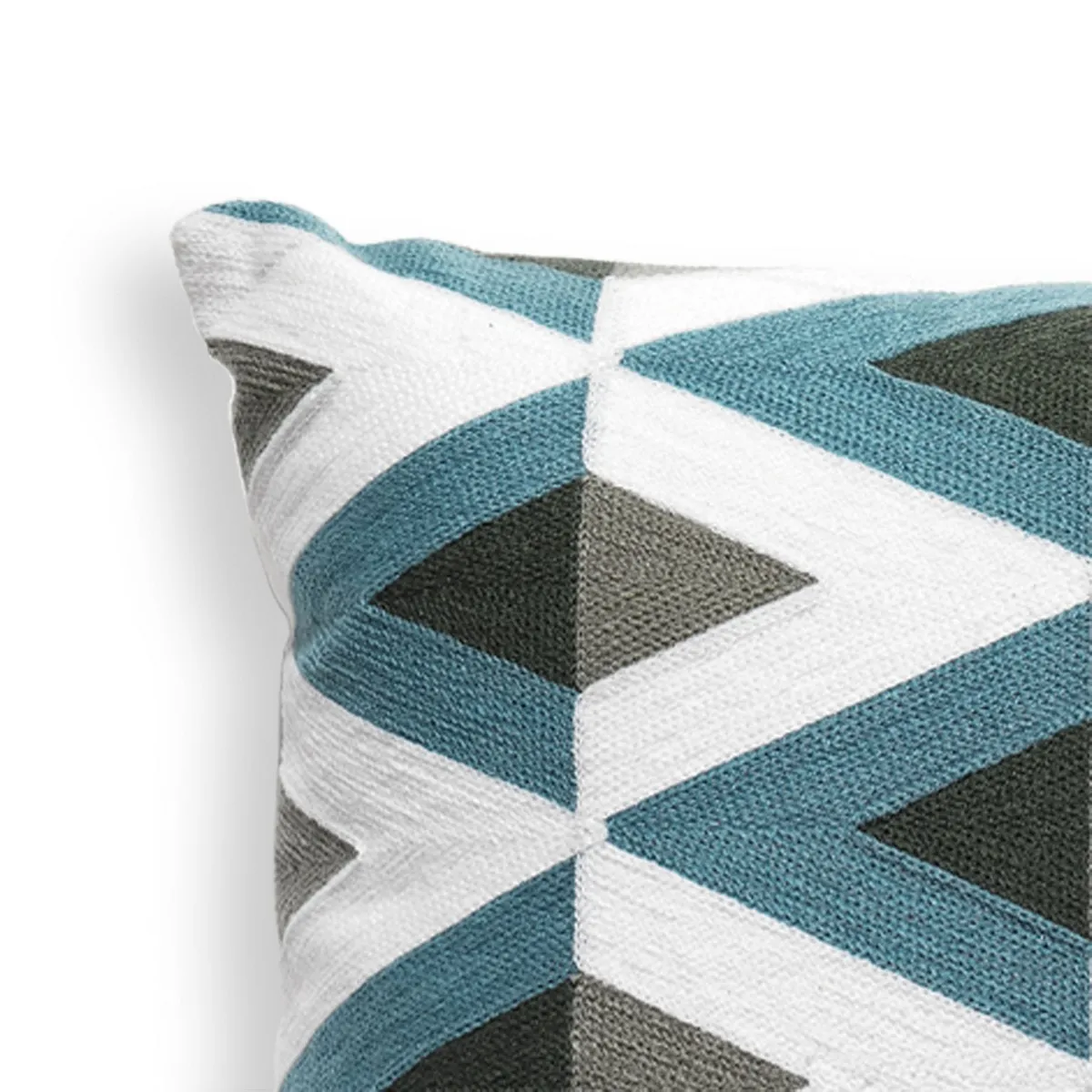 Cuscino Geometric Tomasucci visto di lato