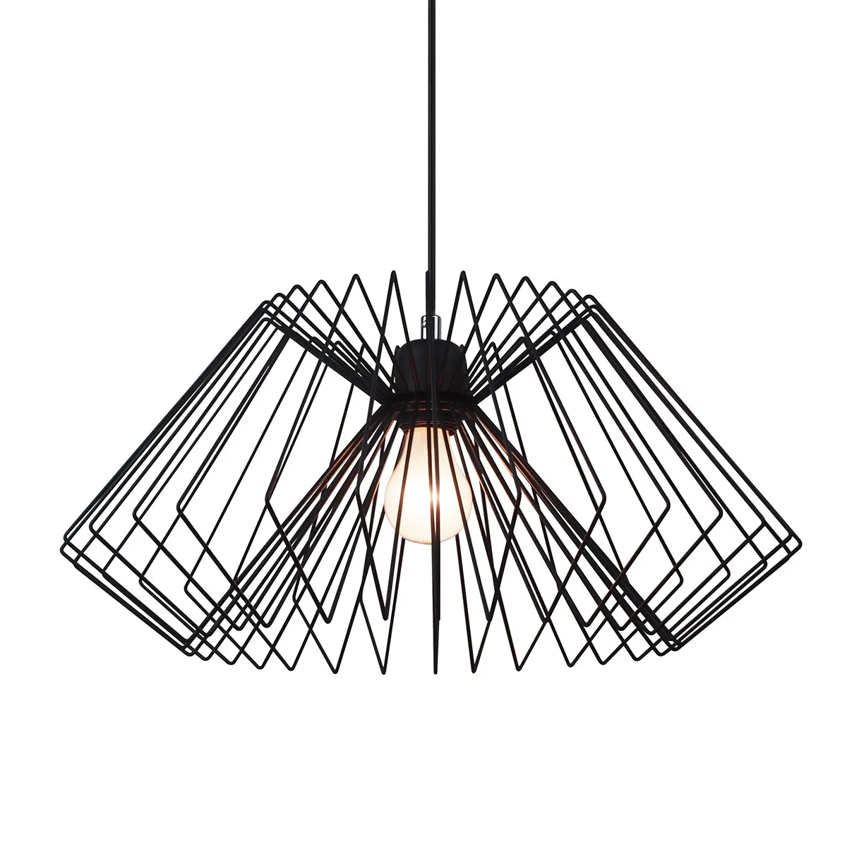 Lampadario Cage Tomasucci scontornato a gabbia