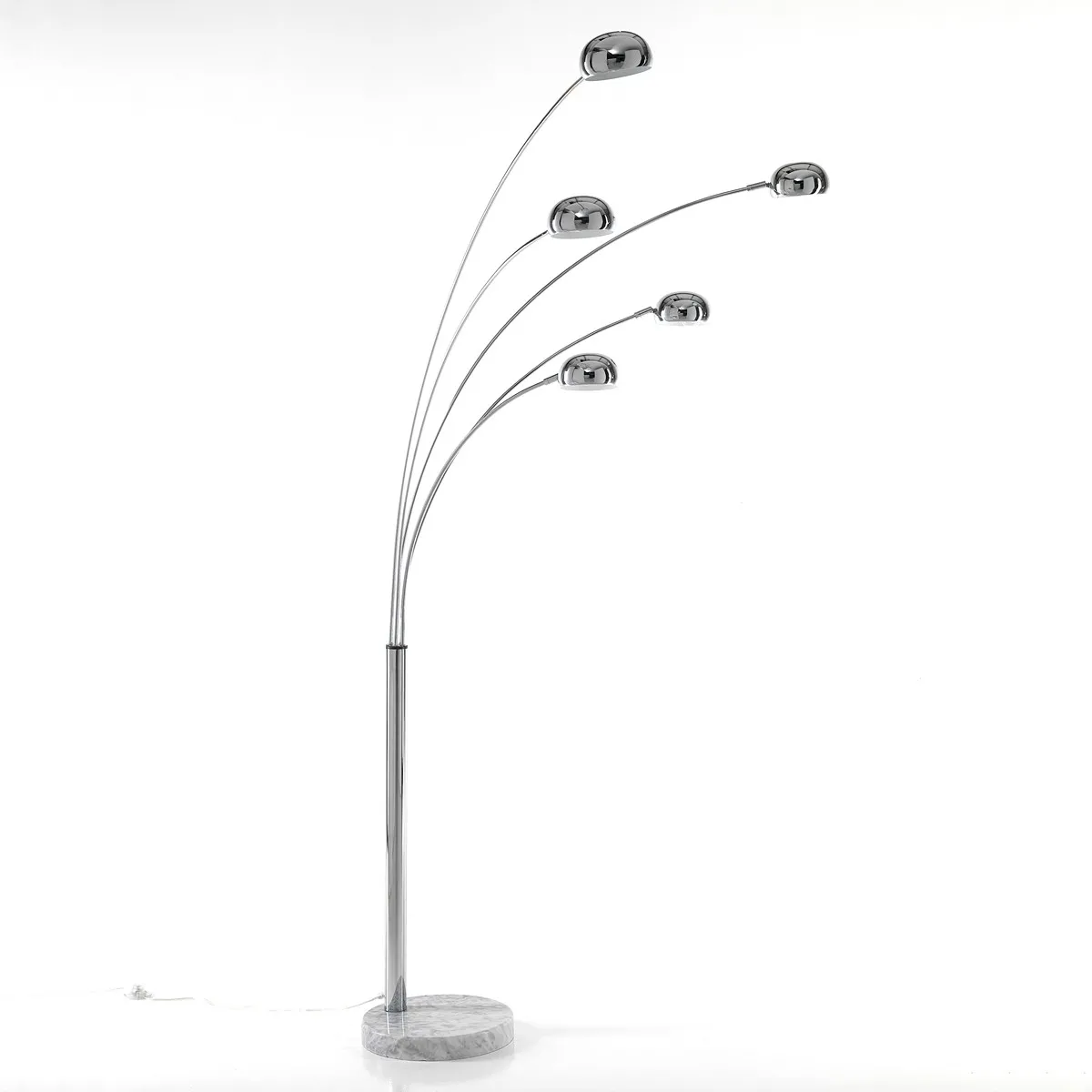 Lampada Fist Tomasucci scontornata con base in marmo bianco