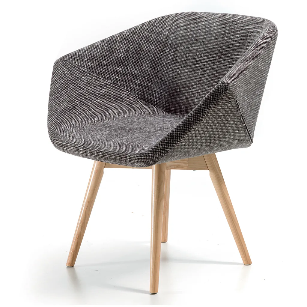 Poltroncina Situp Unisit con gambe in legno