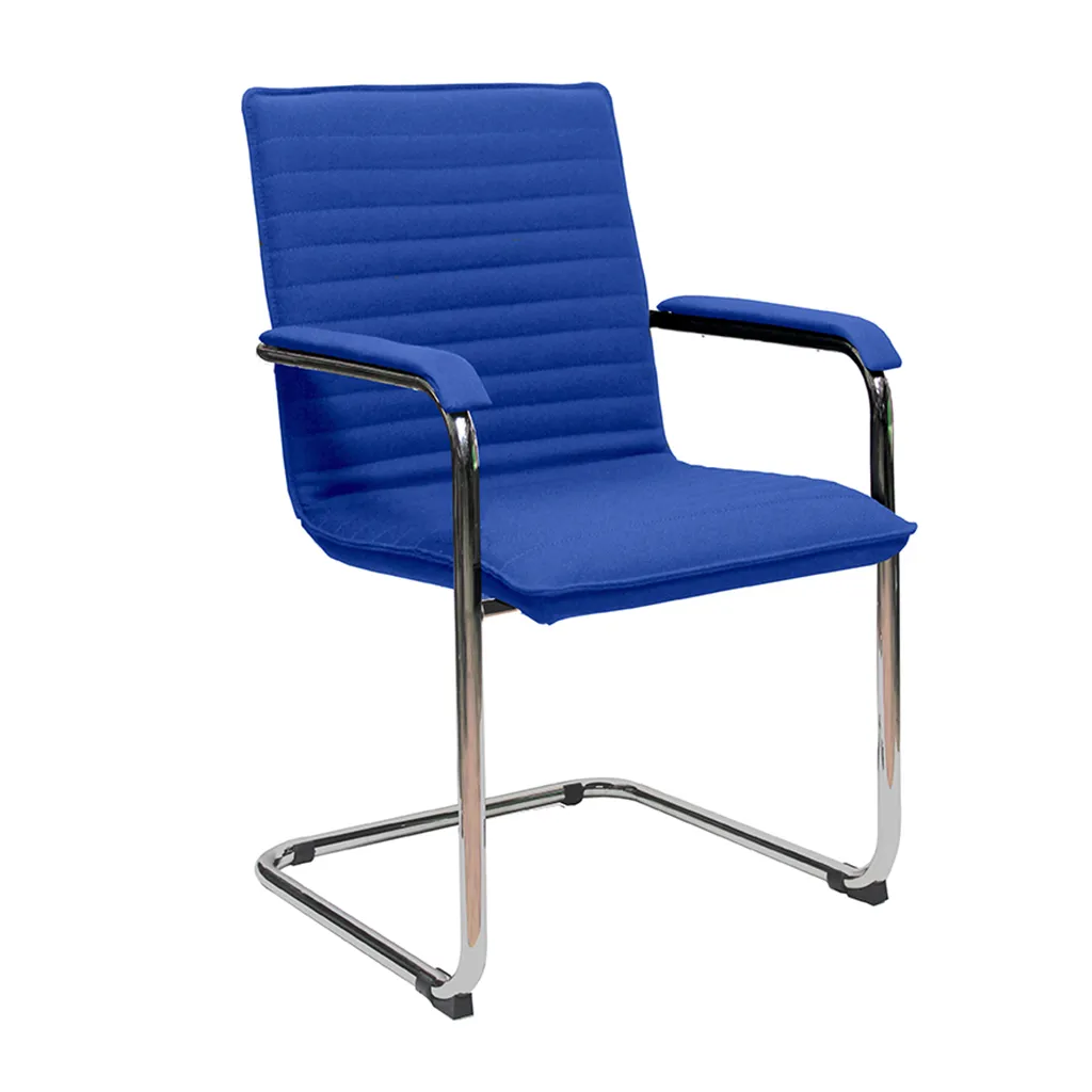 Sedia Cyndy Unisit blu su slitta