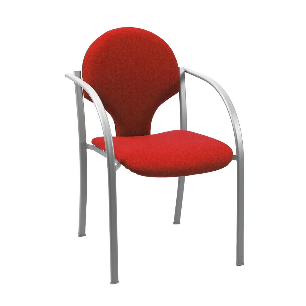 Sedia Elice Unisit rossa con braccioli