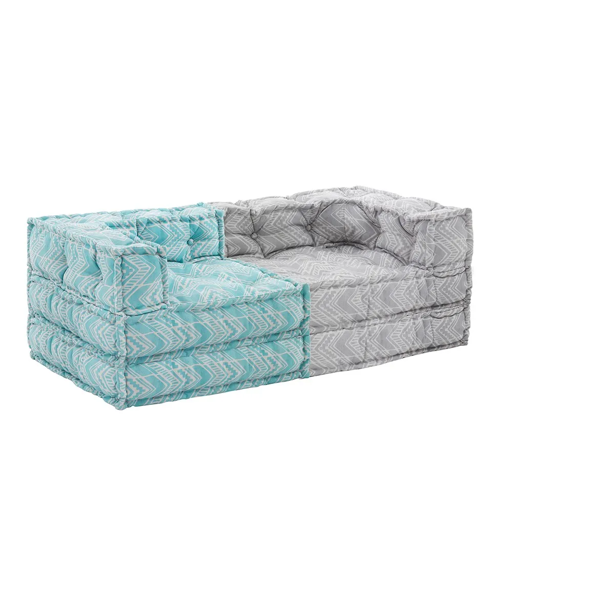 Divano da esterno Ikat Mint & Grey Tomasucci