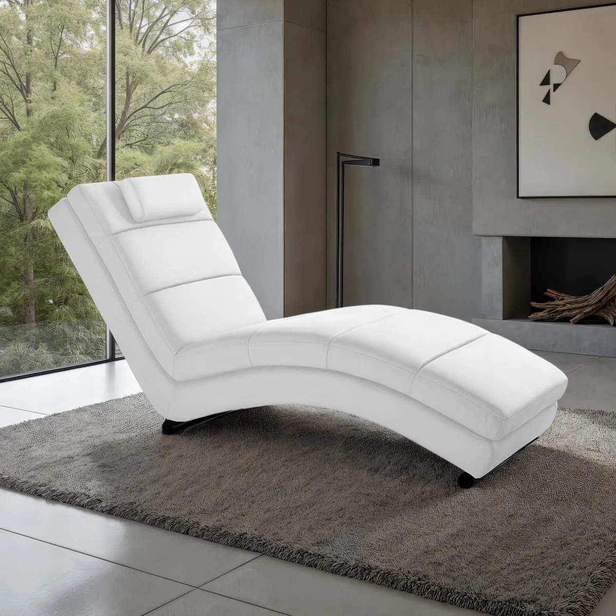 Chaise longue Sofia White Tomasucci bianca