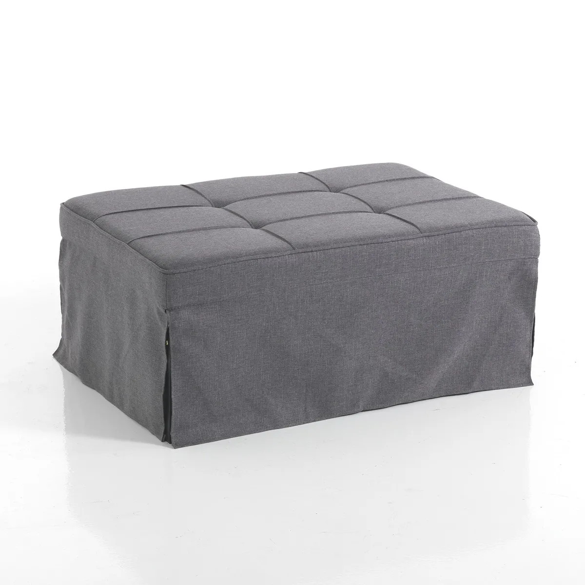 Pouf Quick Tomasucci chiuso in tessuto grigio