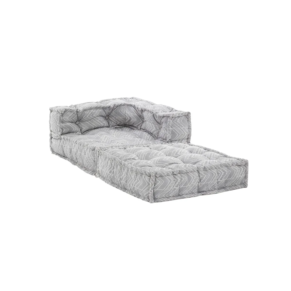 Poltrona Ikat Tomasucci aperta come chaise longue