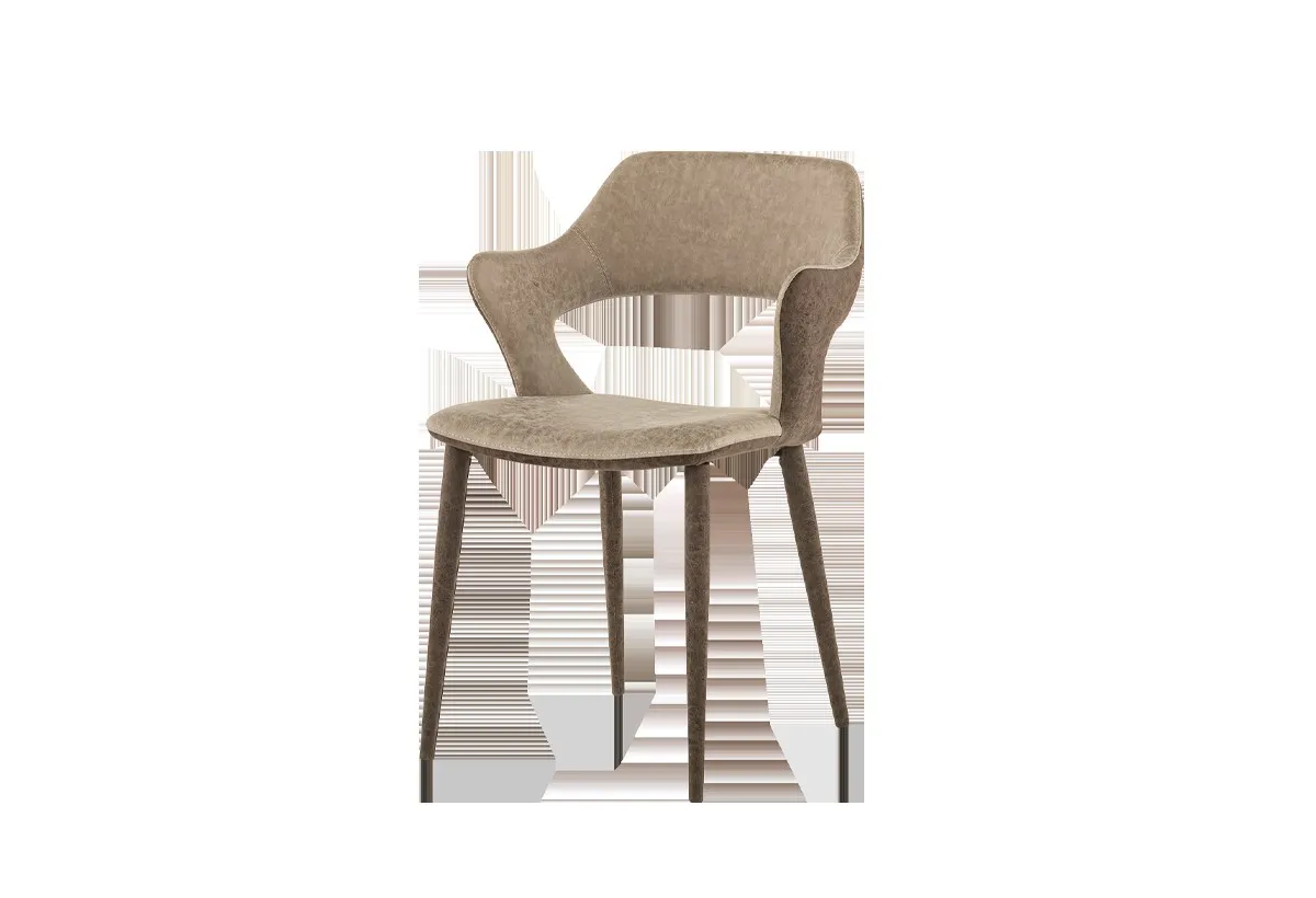 Sedia Seattle Target Point beige su fondo bianco