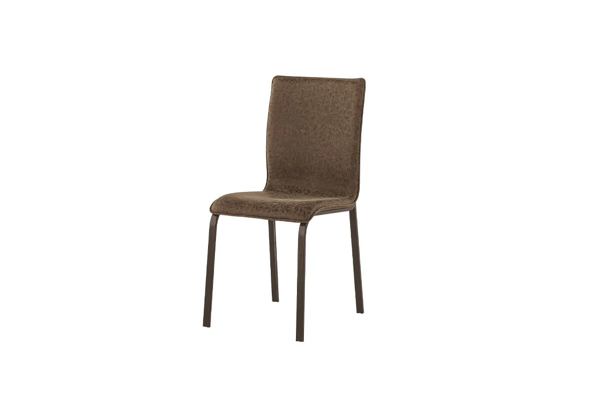Sedia Glamour New Target Point marrone su fondo bianco