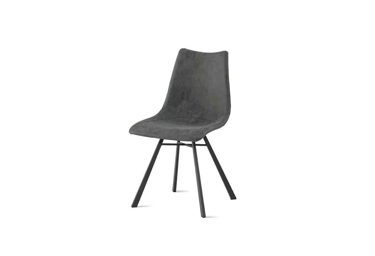 Sedia Maiorca Target Point grigio scuro su fondo bianco