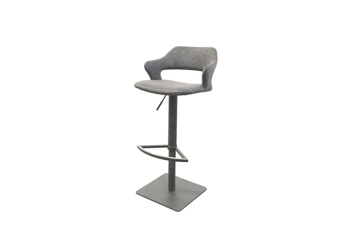 Sgabello Seattle Target Point regolabile grigio su fondo bianco
