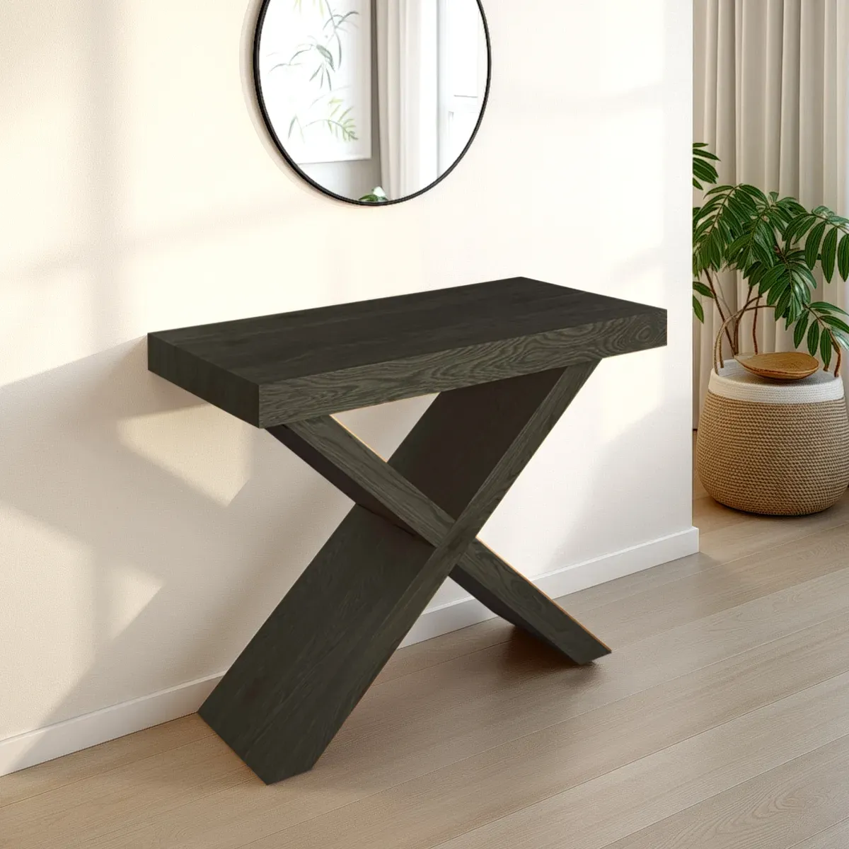 Consolle Adelaide Grey Wood Tomasucci in legno grigio