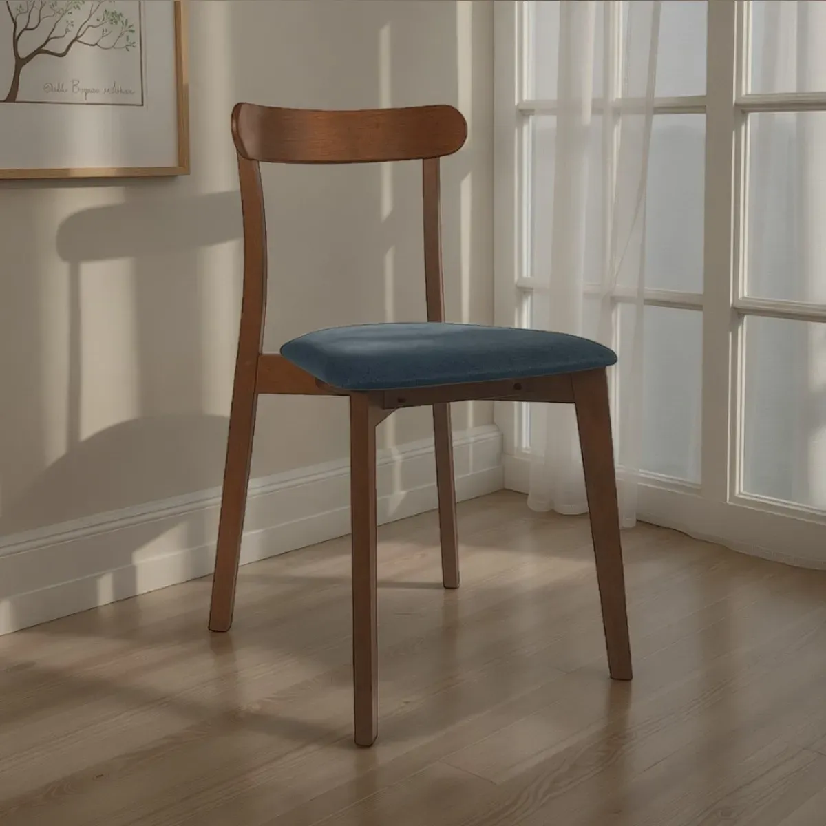 Sedia Ambra Dark Wood Tomasucci in noce scuro
