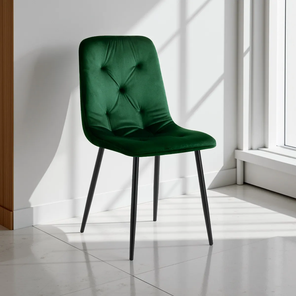 Sedia Tina Green Tomasucci in velluto verde