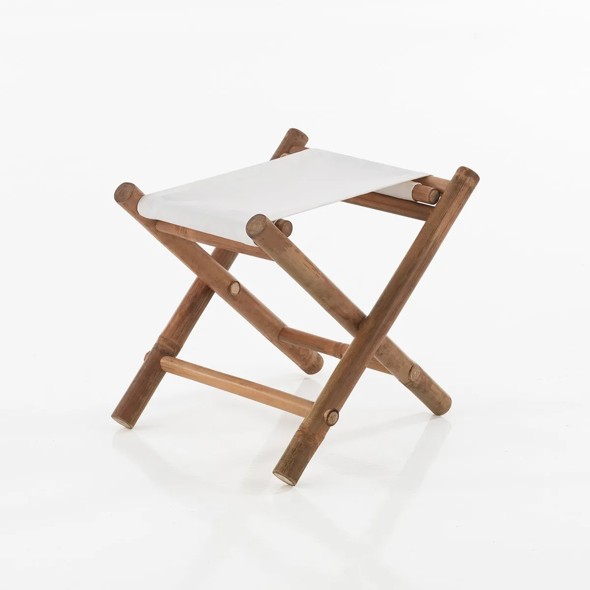 Sgabello Key Tomasucci in teak scontornato