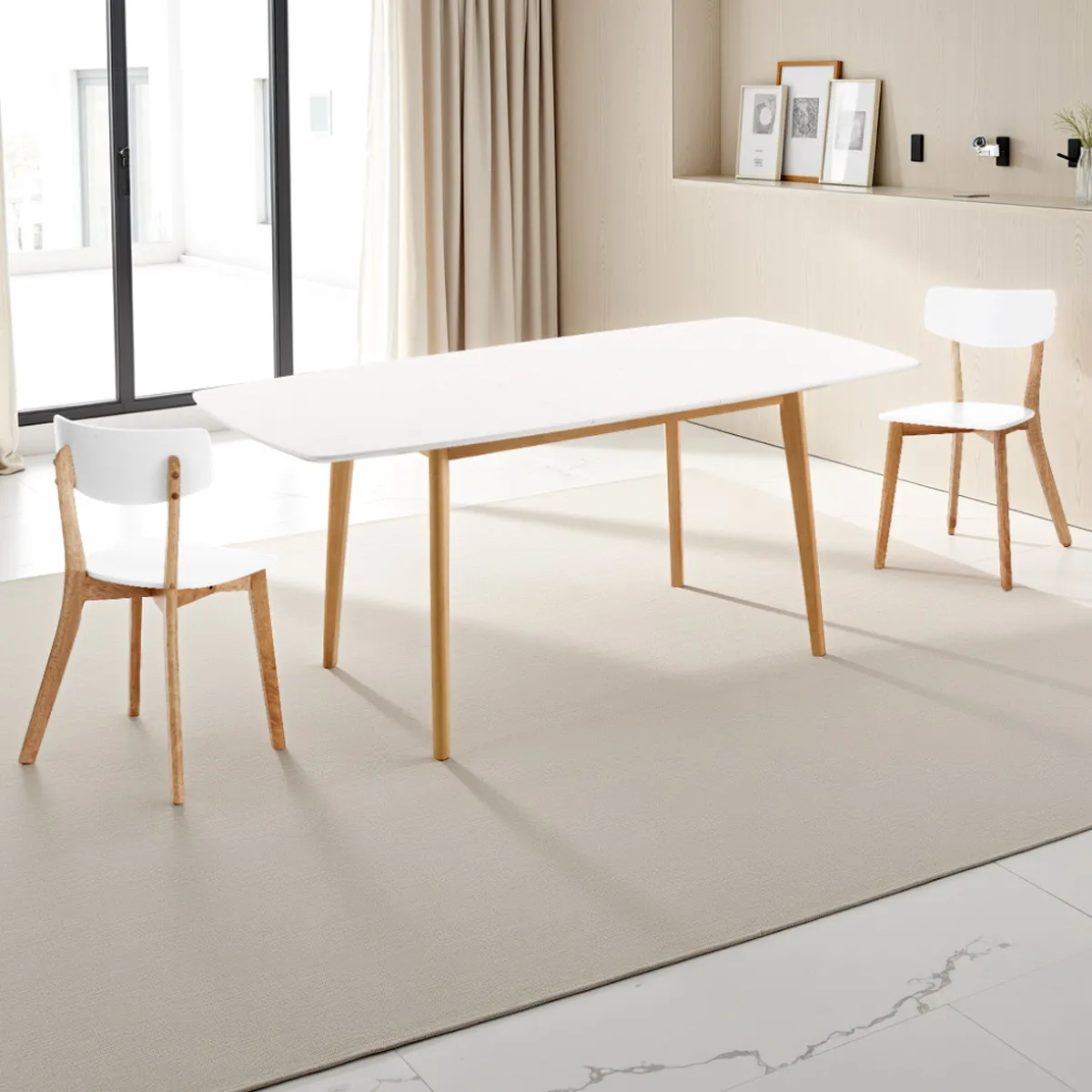 Tavolo allungabile Still Tomasucci bianco e rovere