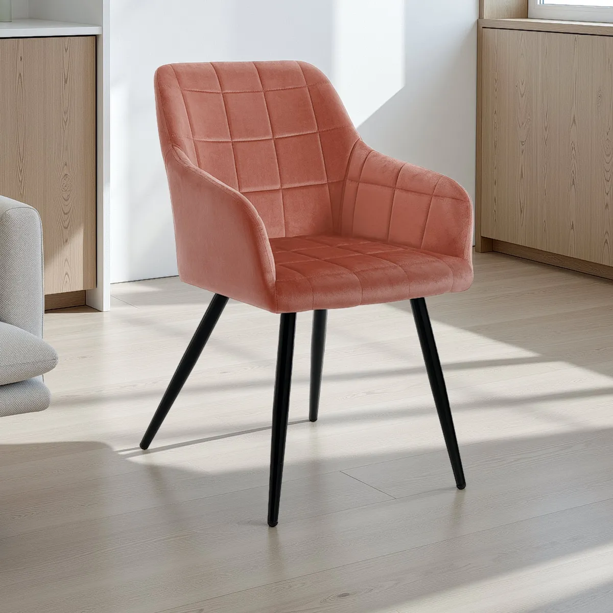 Sedia Denver Pink Tomasucci in velluto rosa