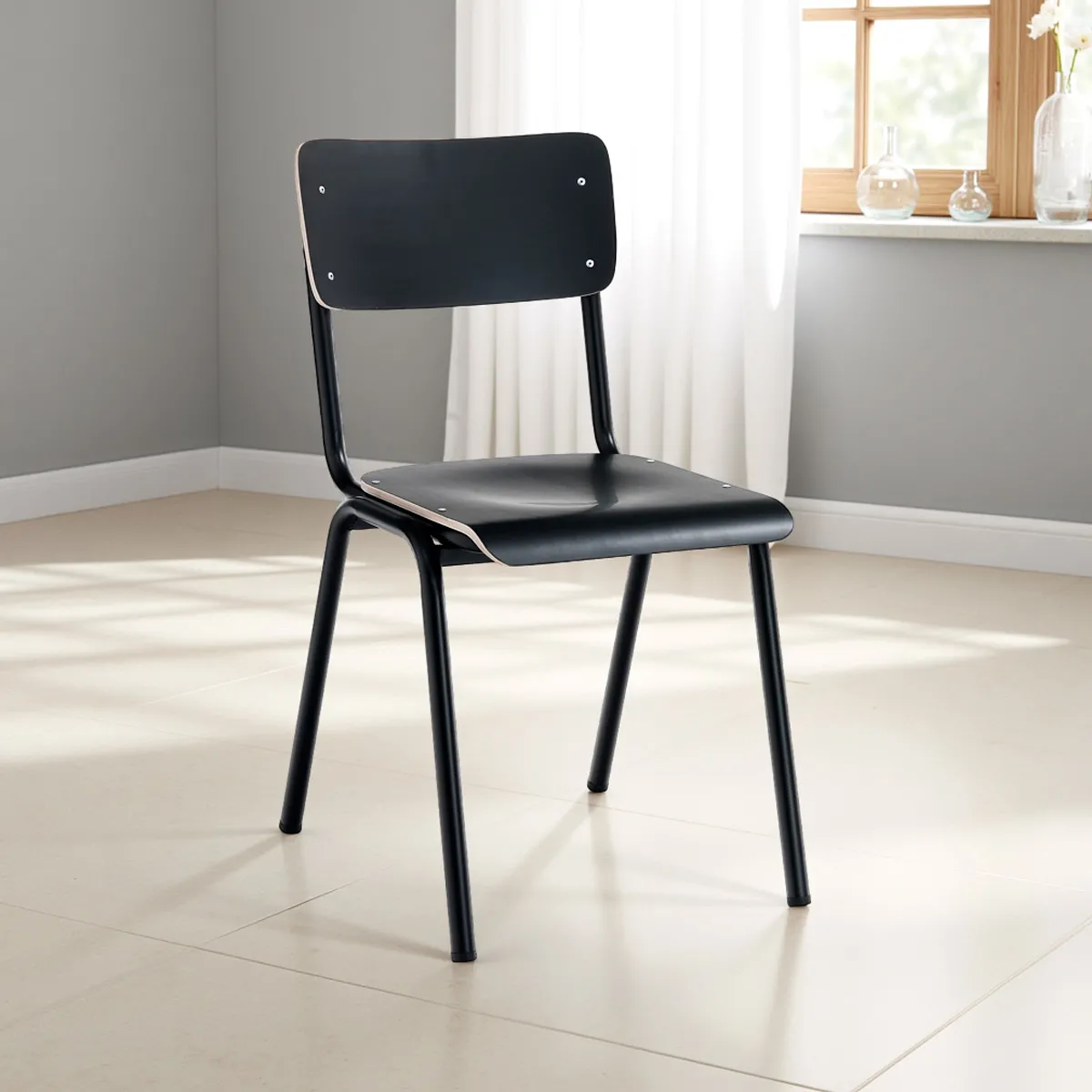 Sedia Old School Black Tomasucci nera