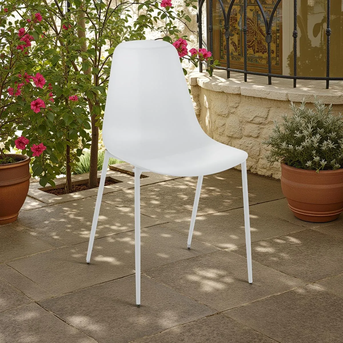 Sedia Oslo White Tomasucci bianca