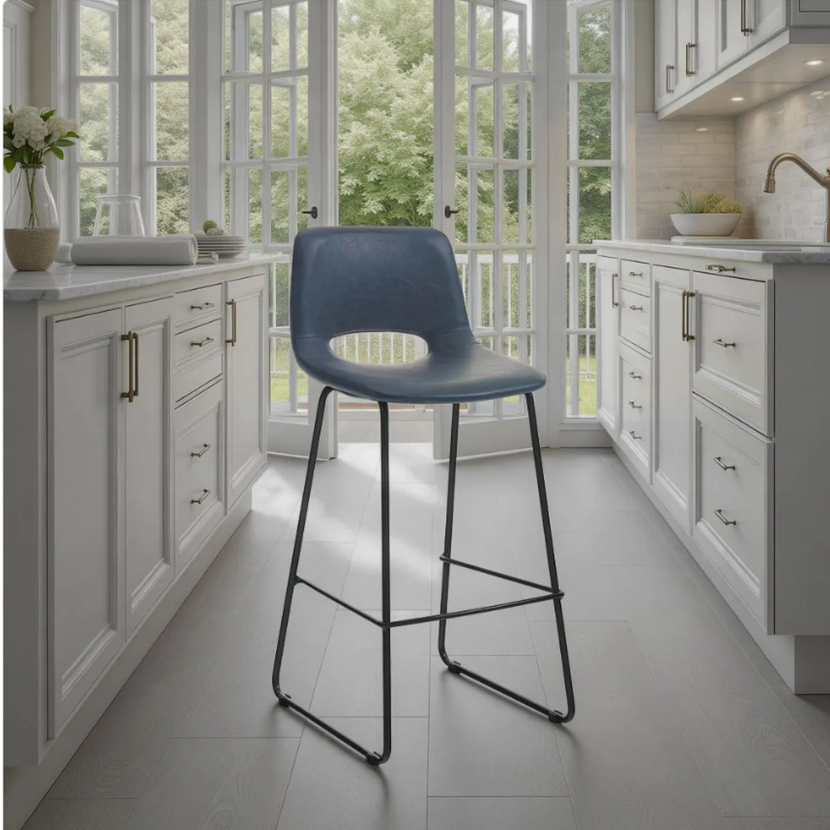 Sgabello Leonel Grey Tomasucci grigio