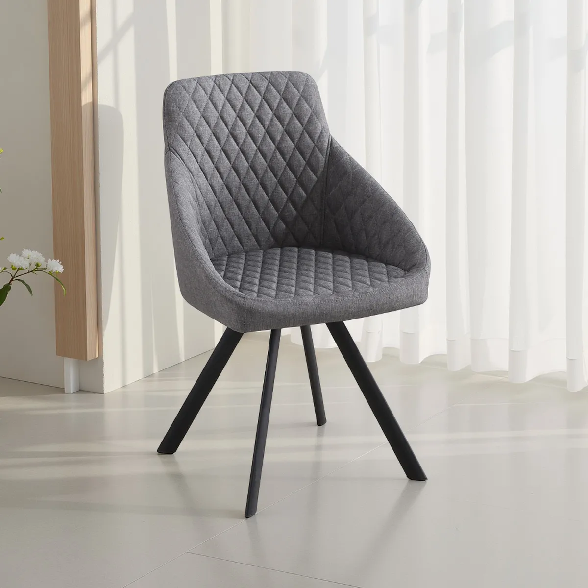 Sedia Tips Grey Tomasucci in tessuto grigio