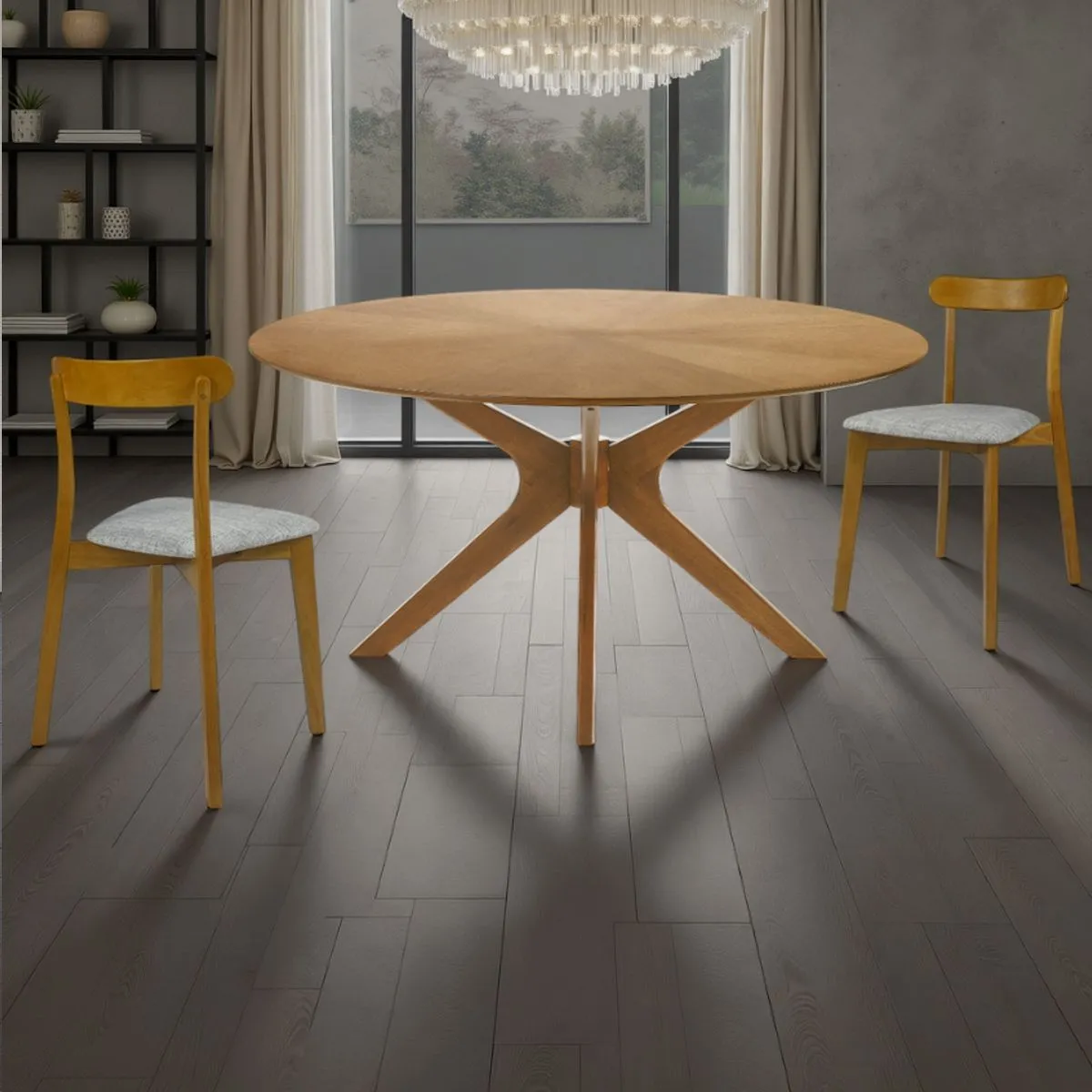 Tavolo rotondo Tallin Tomasucci in rovere