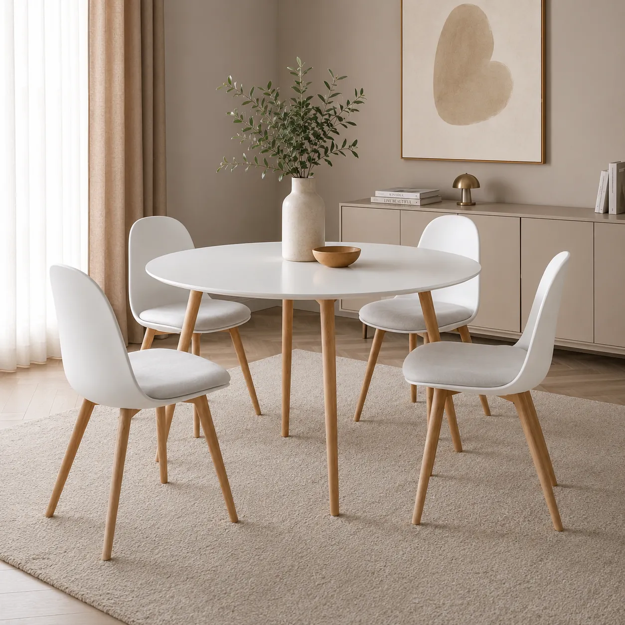Tavolo Evo Wood Tomasucci bianco in sala