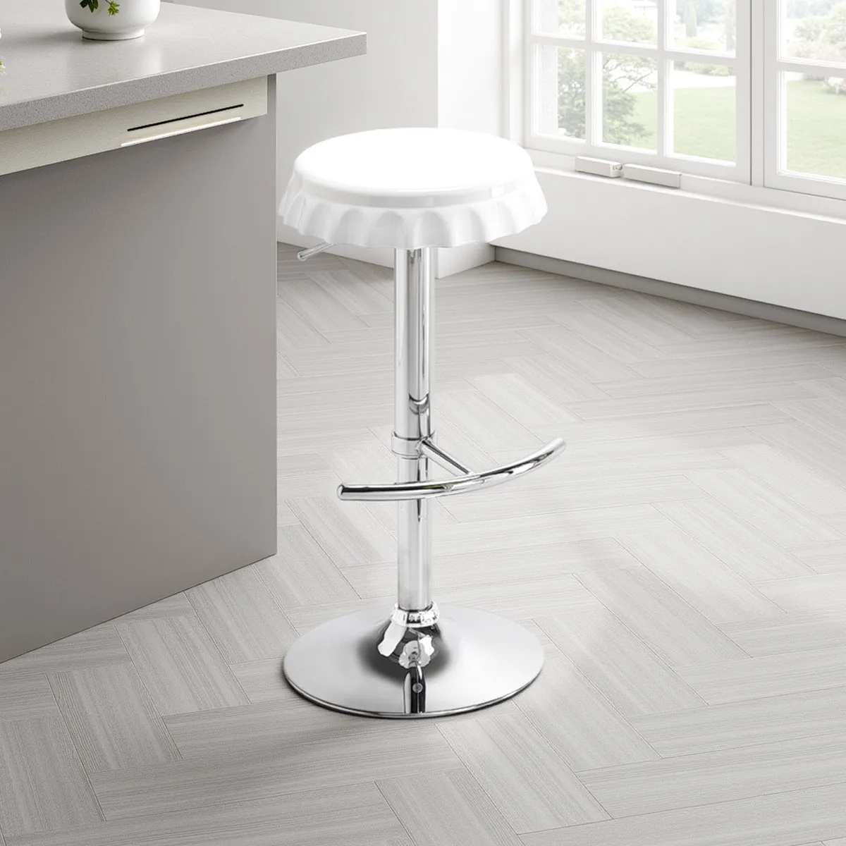 Sgabello Tappo White Tomasucci bianco