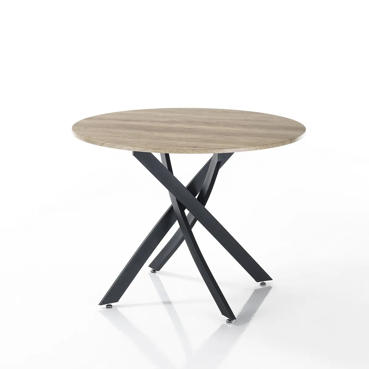 Tavolo Mill Round Wood Tomasucci visto di lato