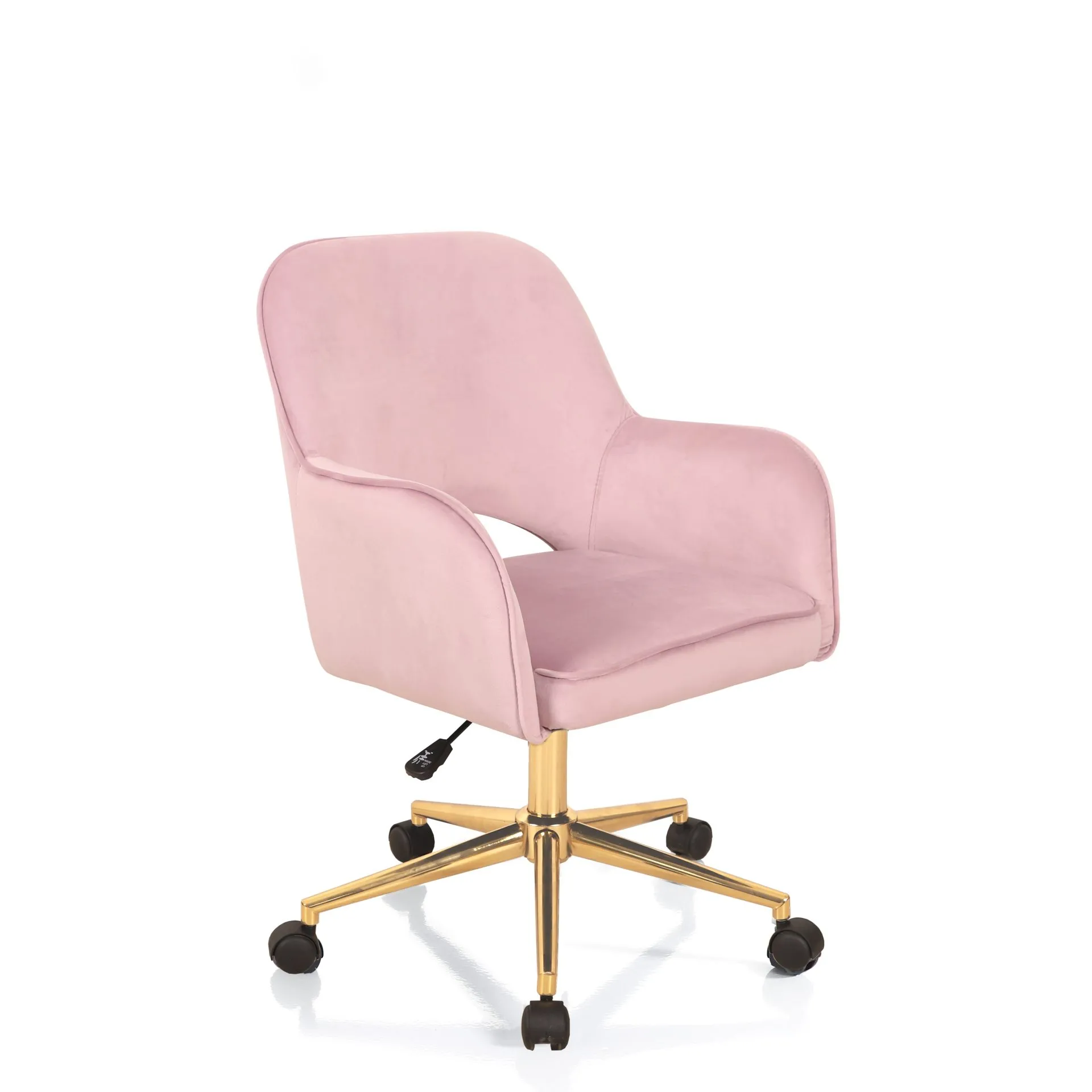 Poltrona Victoria Pink Tomasucci su base oro lucido