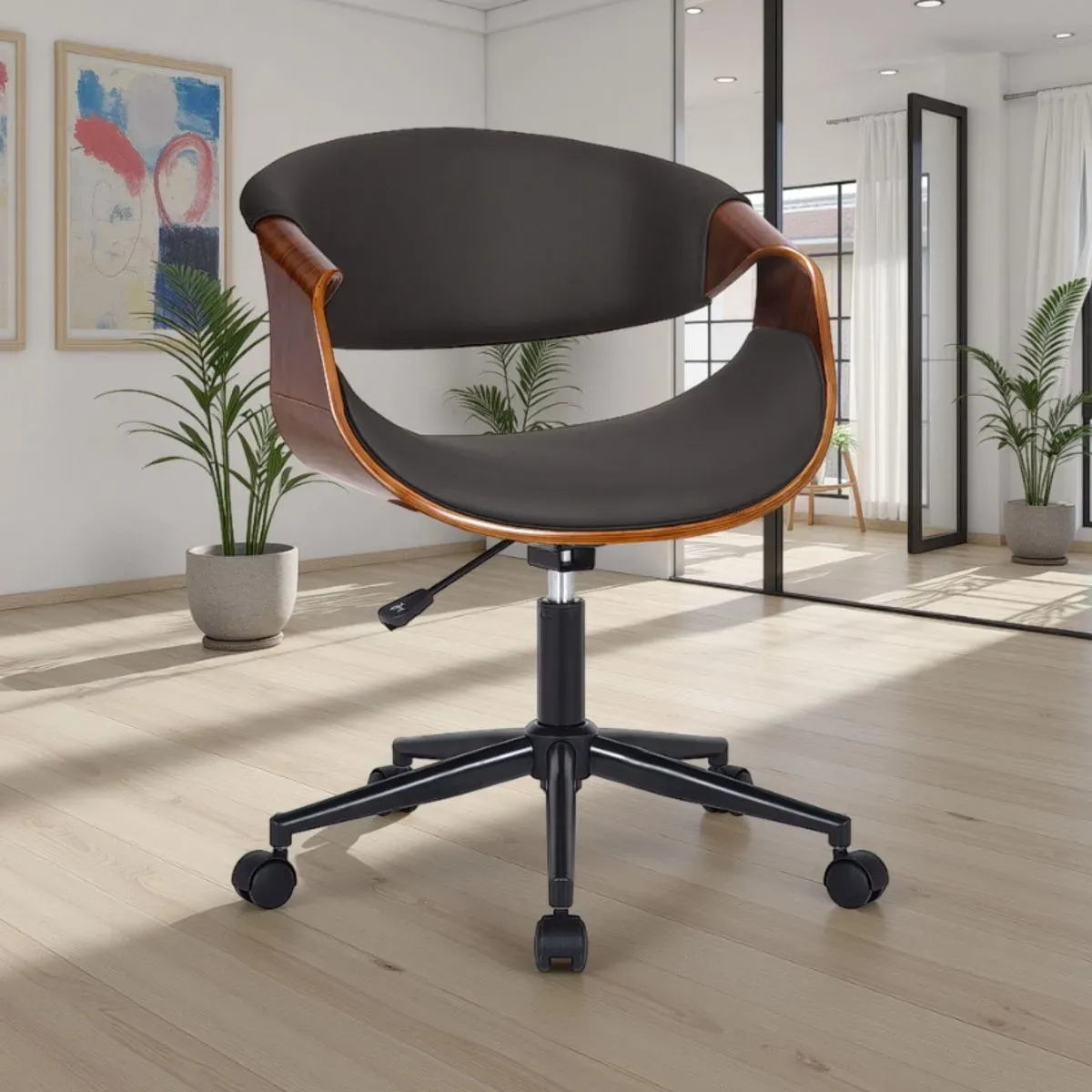 Sedia Visby Dark Wood Tomasucci noce e nero
