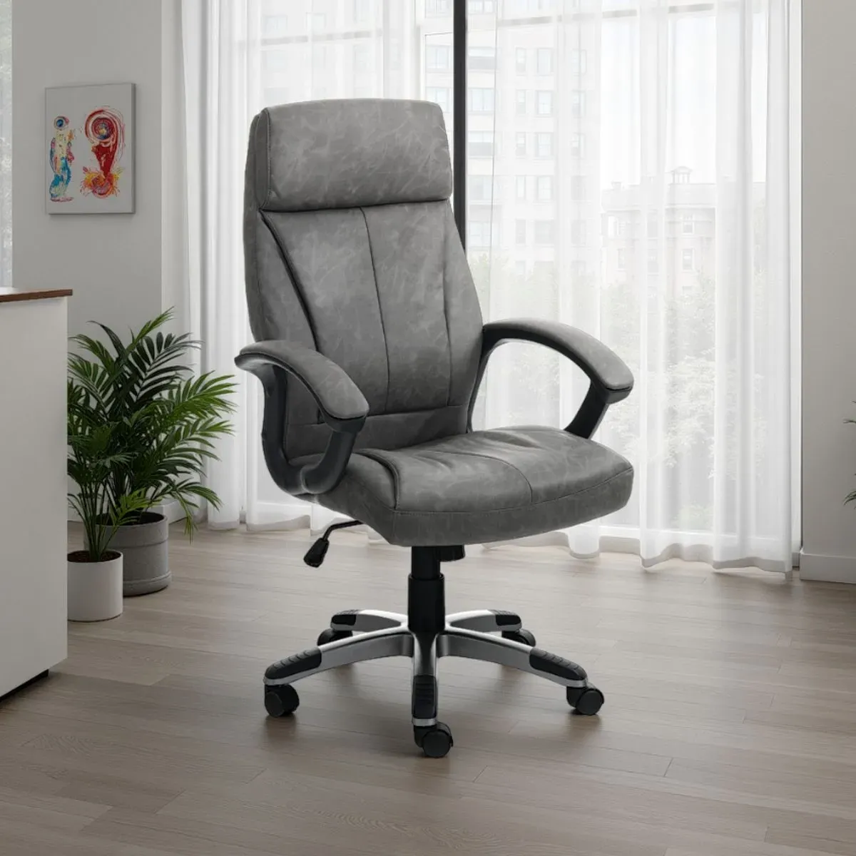 Sedia da ufficio Rye Grey Tomasucci effetto invecchiato