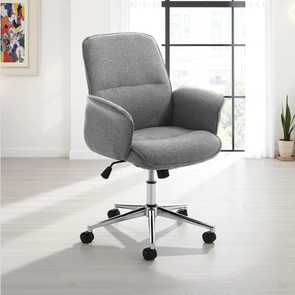 Poltrona Dony High Tomasucci in tessuto grigio