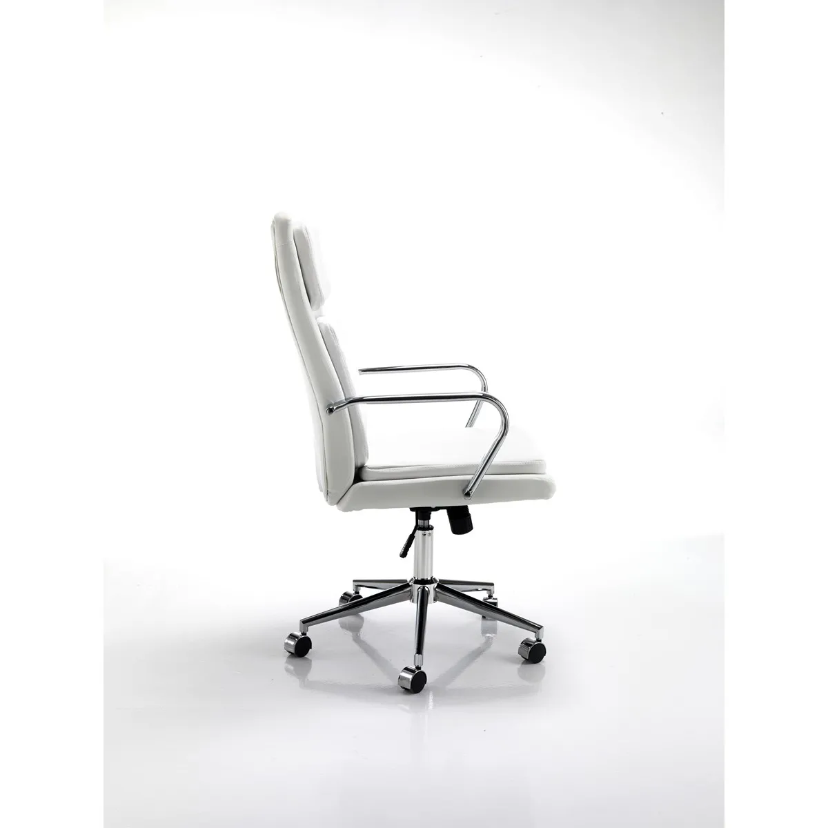 Poltrona Prestige White Tomasucci con braccioli cromati