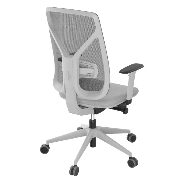 Sedia Gamma Unisit con struttura bianca