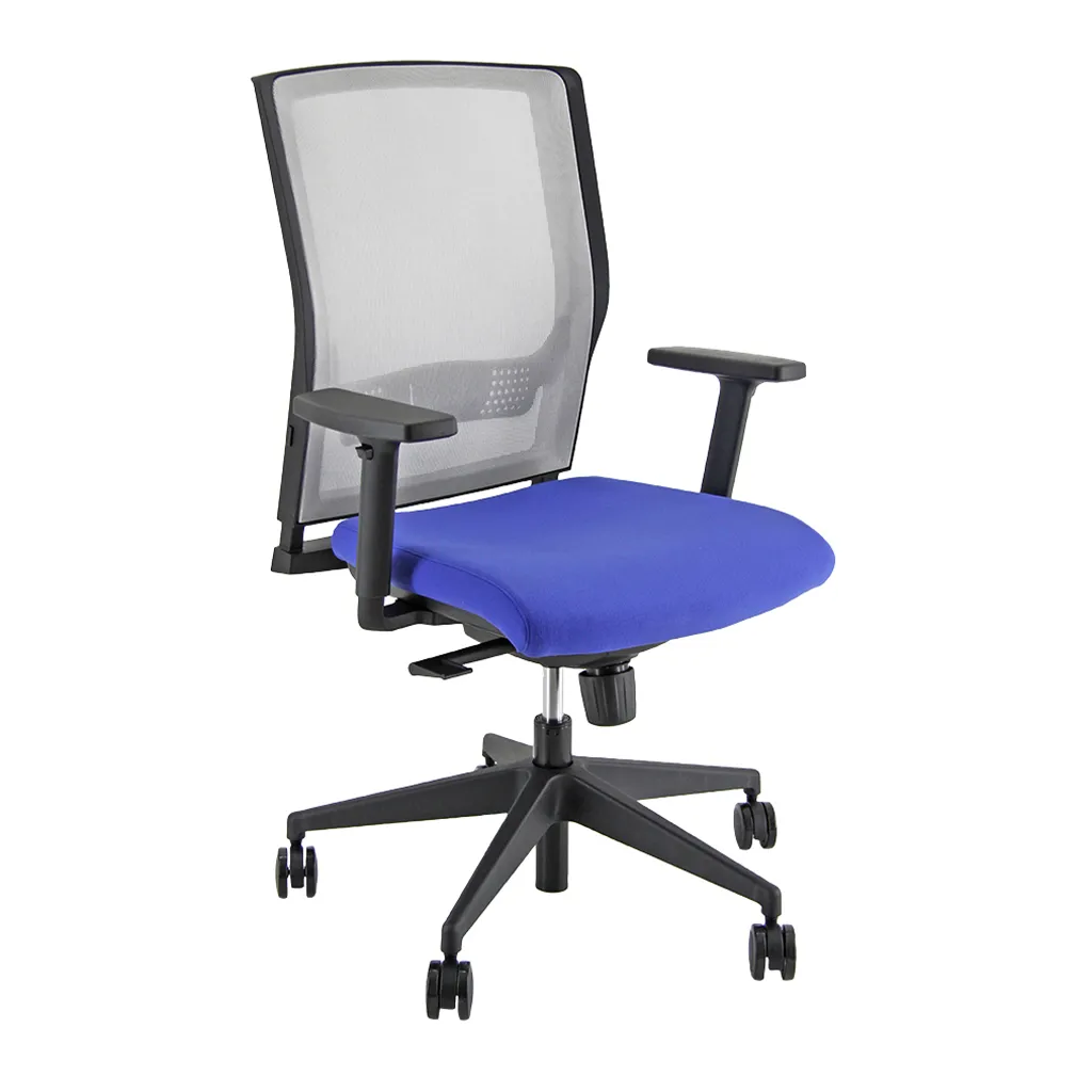 X Ray Unisit con seduta blu e rete bianca