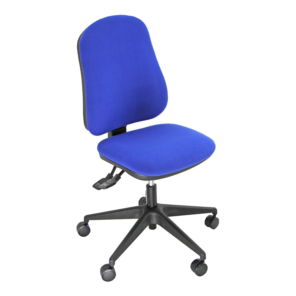 Sedia Simple Unisit blu senza braccioli